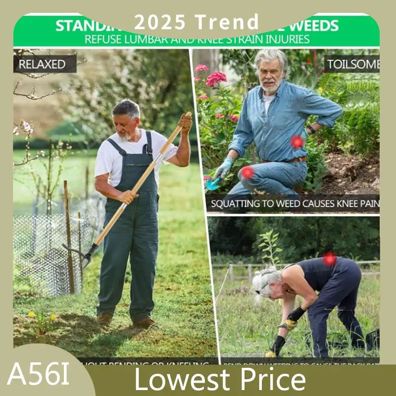 Gardening Tools Long - Ferramenta para Remoção de Ervas Daninhas