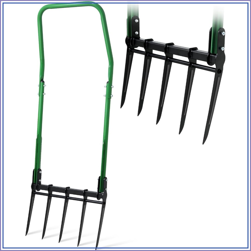 Gardening Tools For Digging - Garfo de Jardim Reforçado de 5