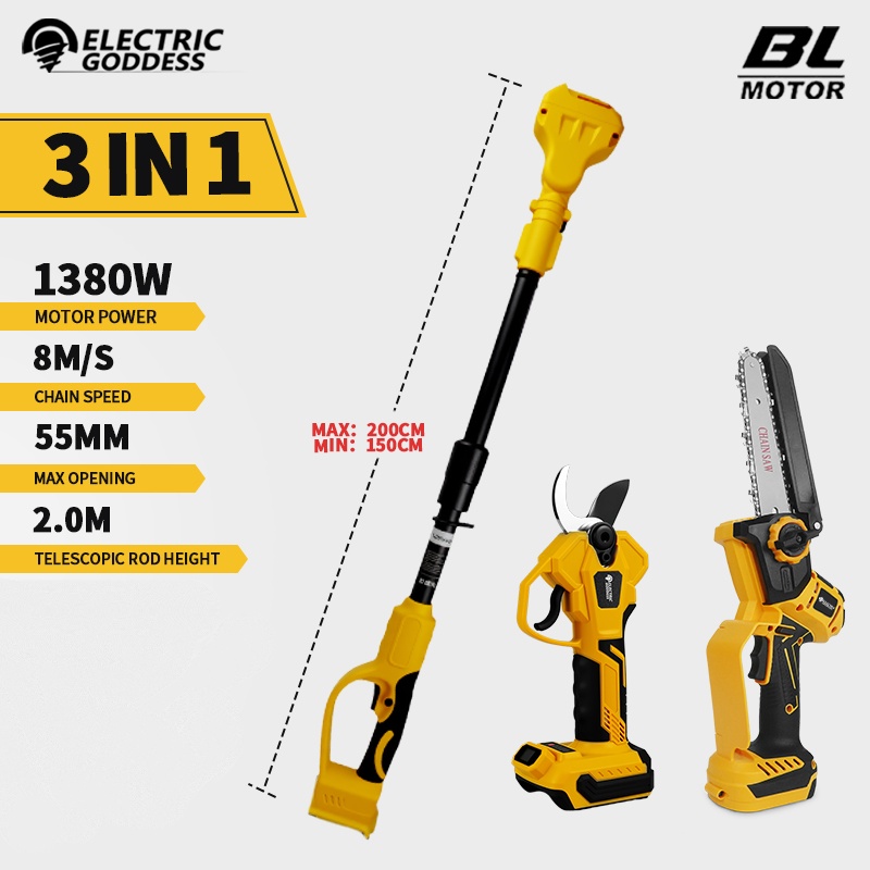 Gardening Tools Spade - Sem escova 6 Polegada motosserra elétrica