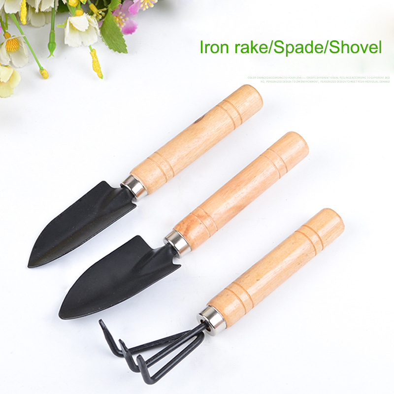 3 pçs/set mini conjunto de fer - Gardening Tools For Digging avaliação e preço