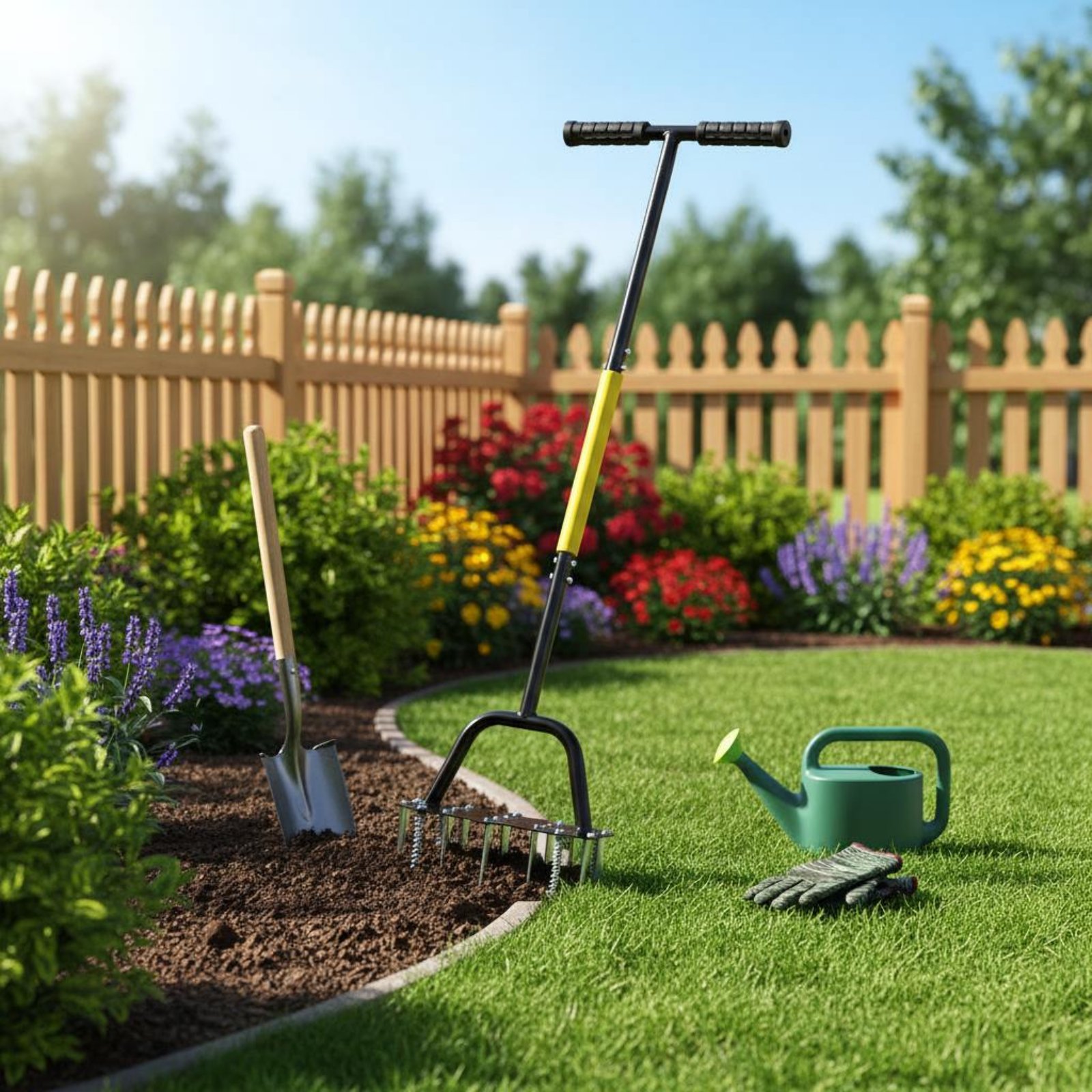 Cortador de Grama Manual em Fo - Gardening Tools Long avaliação e preço