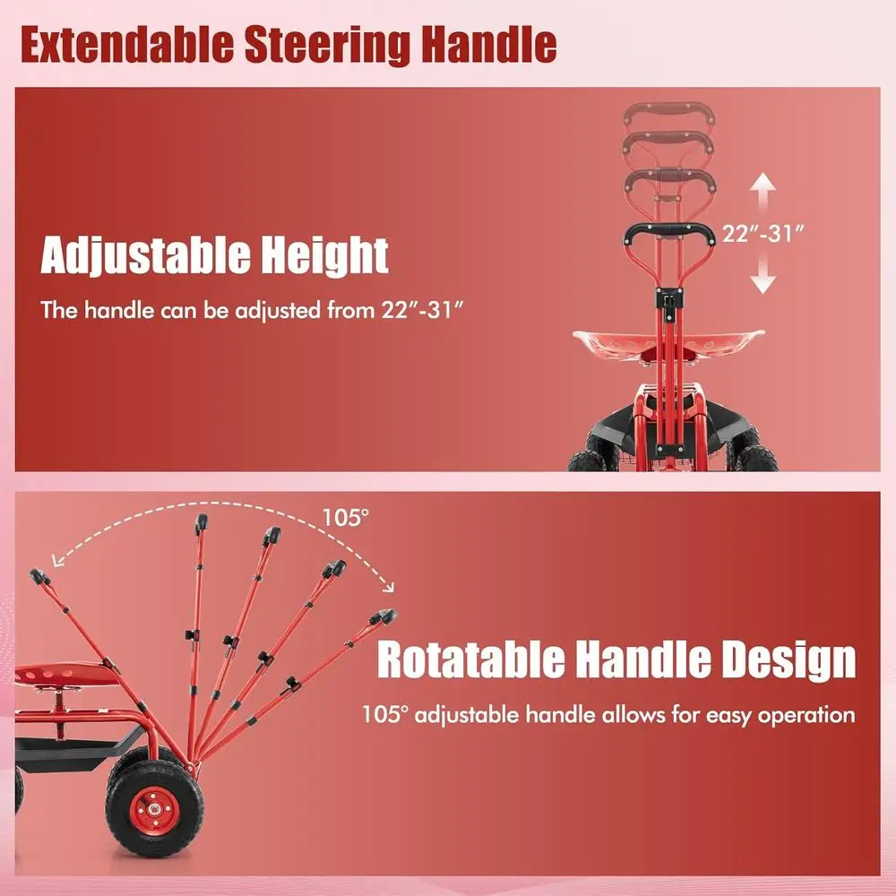 Carrinho de Jardim Ajustável c - Gardening Tools Basket avaliação e preço