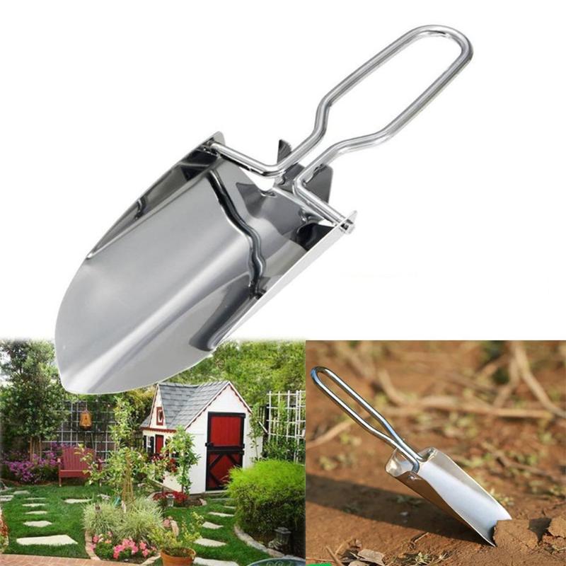 Pá dobrável de aço inoxidável, - Gardening Tools Spade avaliação e preço