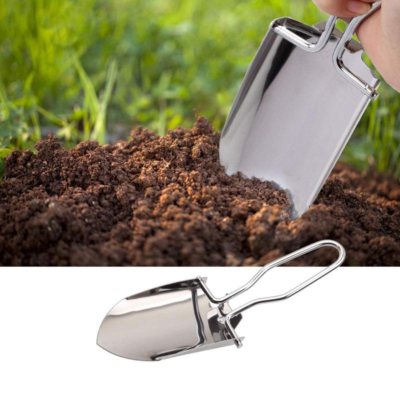 Pá dobrável de aço inoxidável, - Gardening Tools Spade avaliação e preço