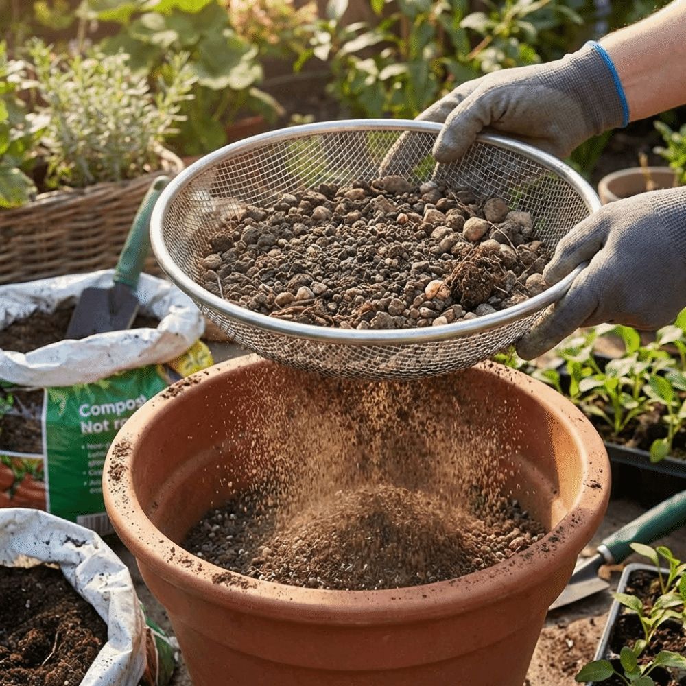 Peneira de Solo para Jardim 4/ - Gardening Tools Basket avaliação e preço