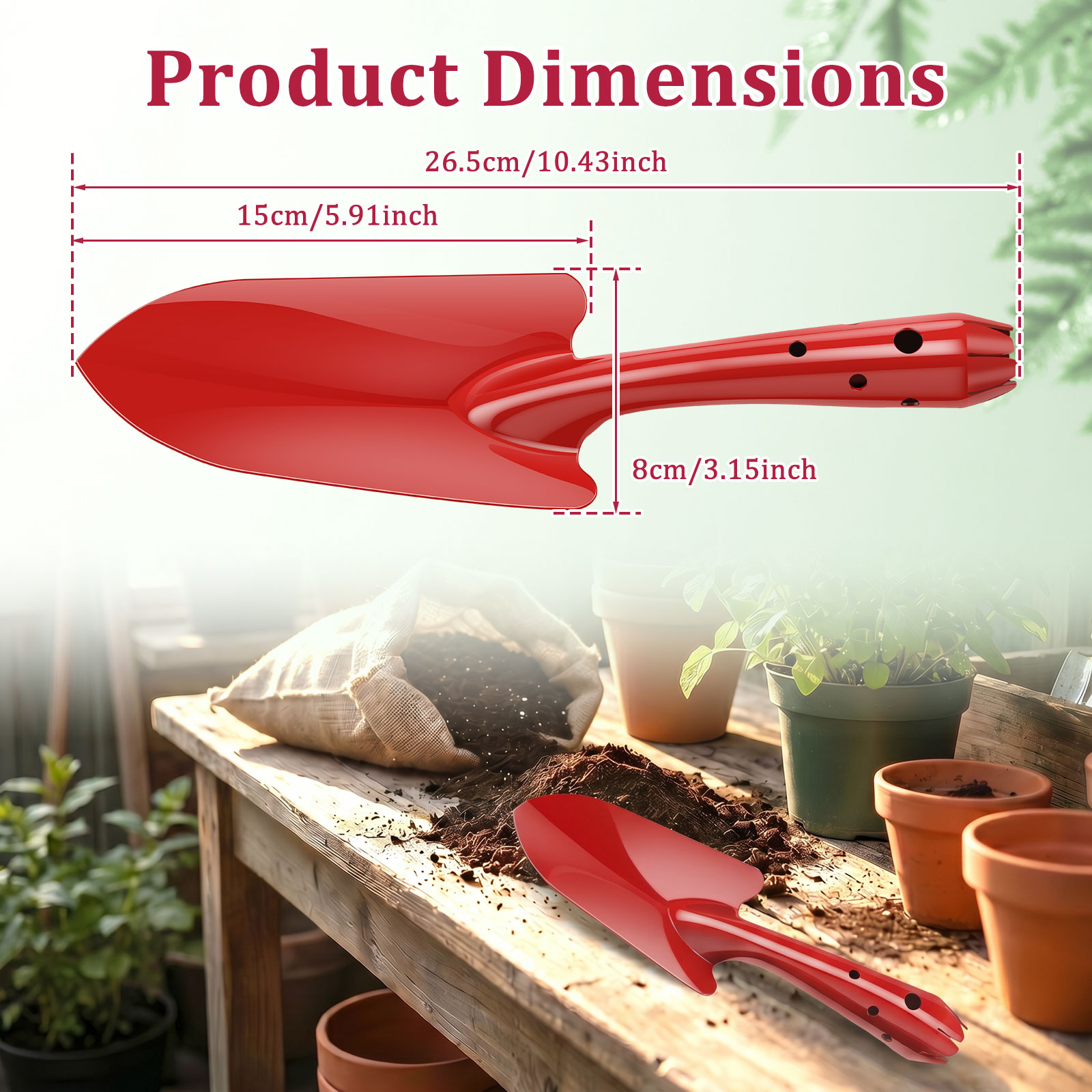 Pá de Jardim de Metal Resisten - Gardening Tools Spade avaliação e preço