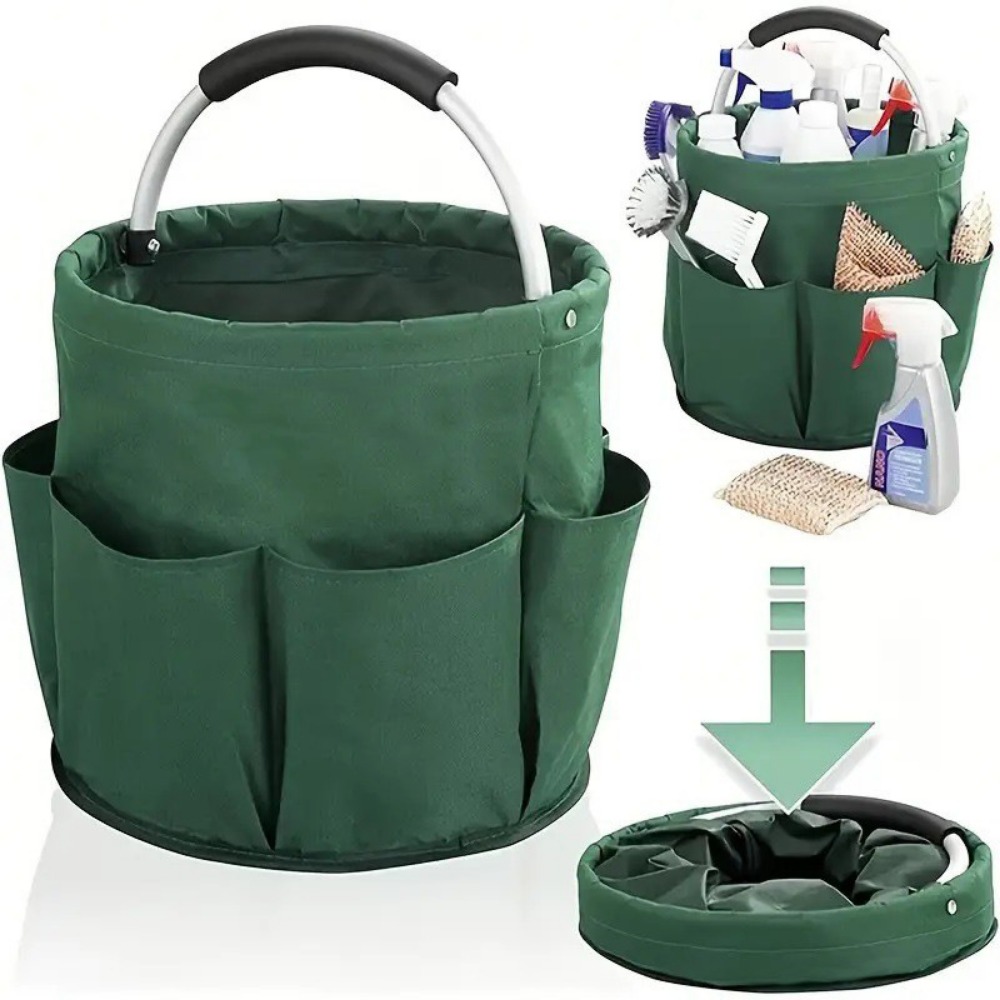 Cesta portátil dobrável para a - Gardening Tools Basket avaliação e preço