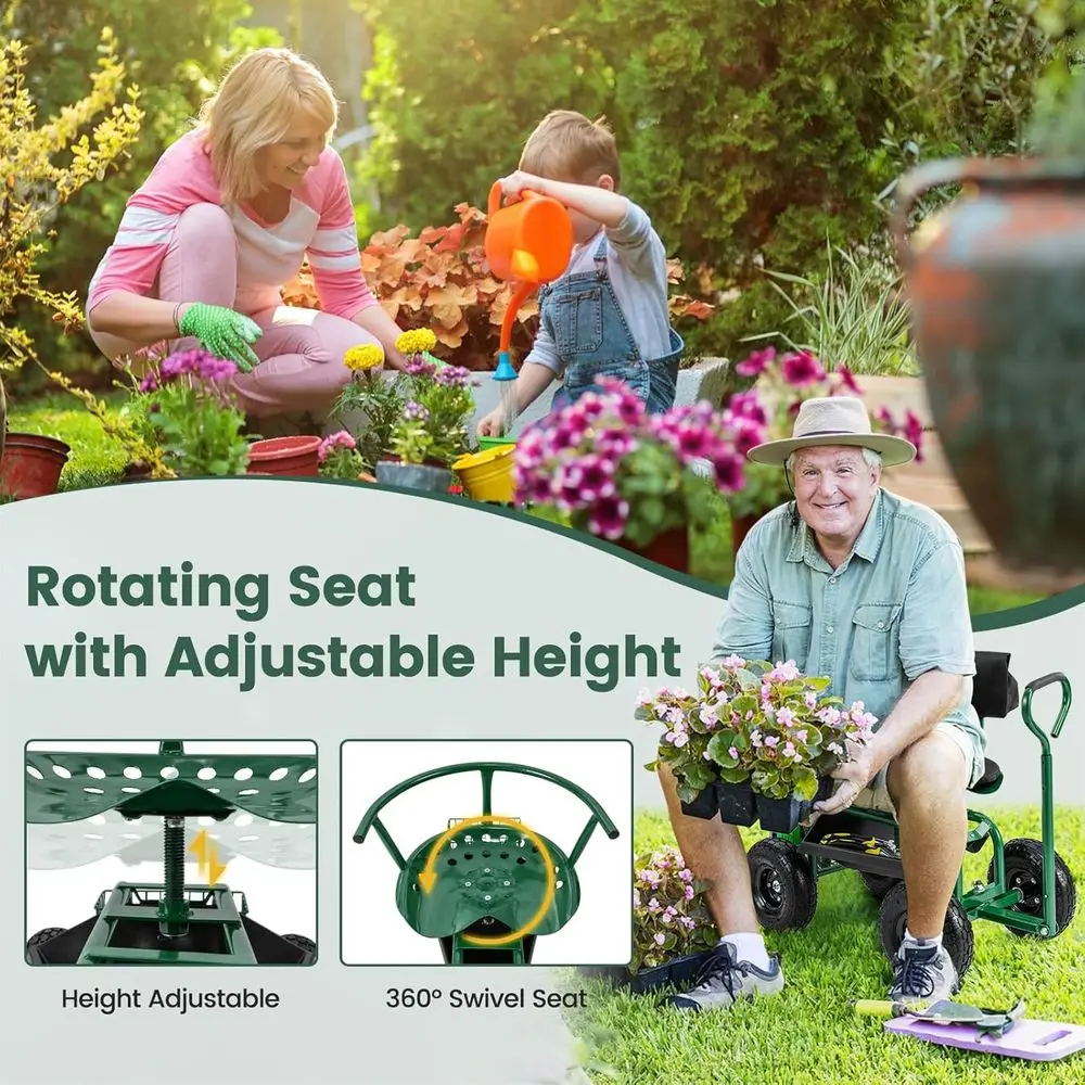 Ajustável 360 °   Cadeira de J - Gardening Tools Basket avaliação e preço