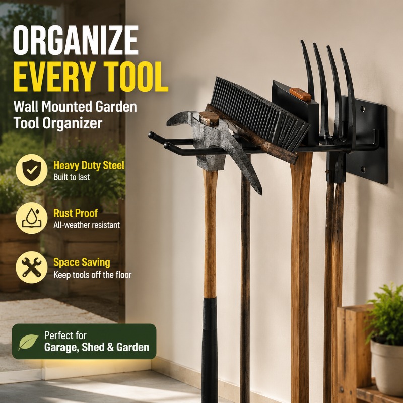 Suporte de Parede Reforçado pa - Gardening Tools Spade avaliação e preço