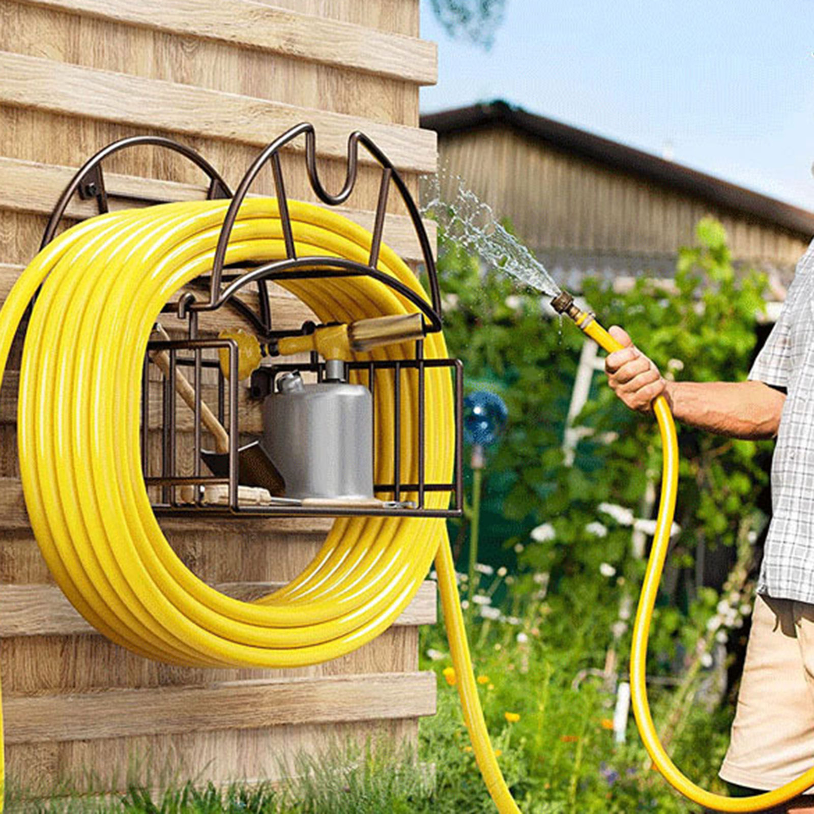 Suporte de mangueira de jardim - Gardening Yard Tools avaliação e preço