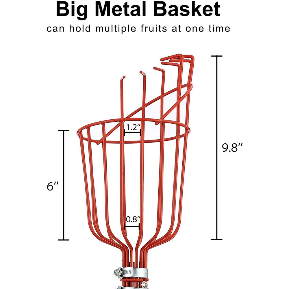 Colhedor de Frutas de 260cm, C - Gardening Tools Basket avaliação e preço